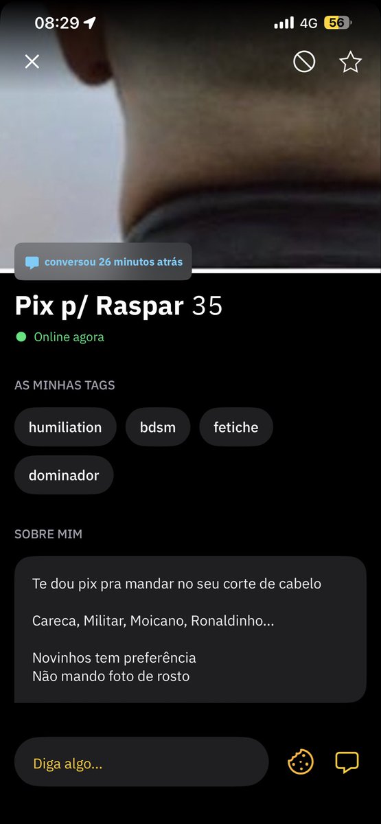 RomimCarlos's tweet photo. Fetiche em corte de cabelo é novo pra mim 🤡 https://t.co/iLJwxbUF7o
