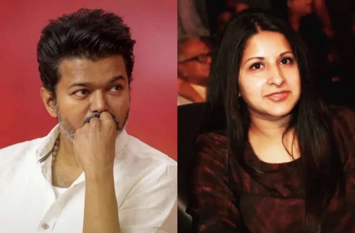ViralDecoder's tweet photo. BIG UPDATE 🚨: Sangeetha has officially withdrawn her divorce petition against CM Vijay at the Chengalpattu Family Court! ⚖️

The court has closed the legal proceedings after she appeared via video conferencing to withdraw the plea. End of the legal chapter! 🕊️

#Vijay #Sangeetha https://t.co/cvFsmFiDKo