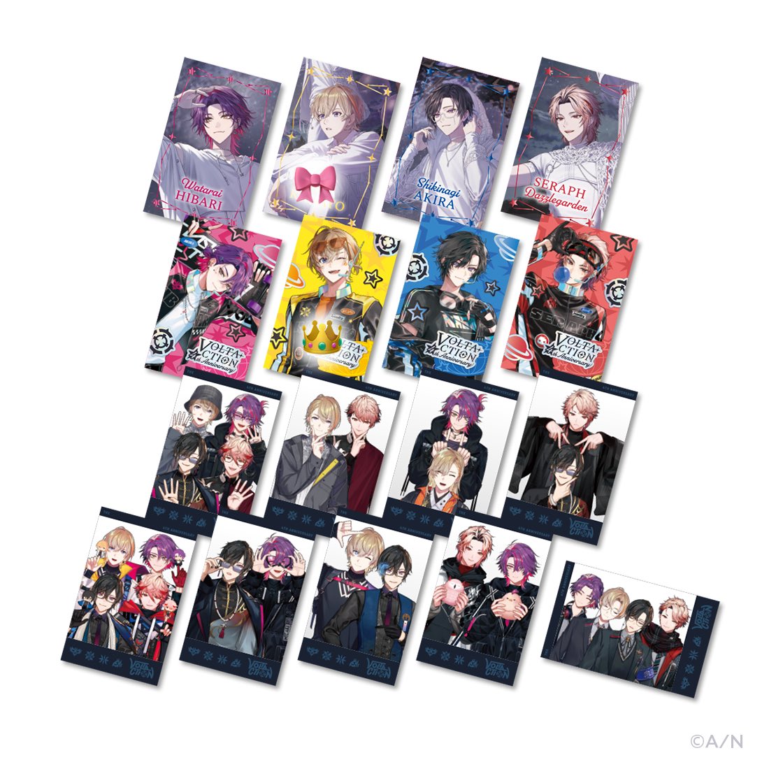 96scqt's tweet photo. 【交換】にじさんじ VOLTACTION 4th Anniversary 4周年 チェキ風カード

机汚くてごめんなさい🙇‍♀️スリーブに入れて大切に保管しております🙆‍♀️

譲✧ 1枚目〜3枚目
求✧ 4枚目👑＞🎀

検索からでもお気軽にお声がけ下さいませ🤲 https://t.co/An1YE7RM6N