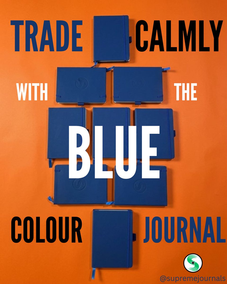supremejournalx's tweet photo. Trade with confidence. Trade with discipline. Trade calmly. 💙
The Blue MECHANICAL TRADING JOURNAL is built for traders who take their craft seriously. https://t.co/LrCXbQpEgR