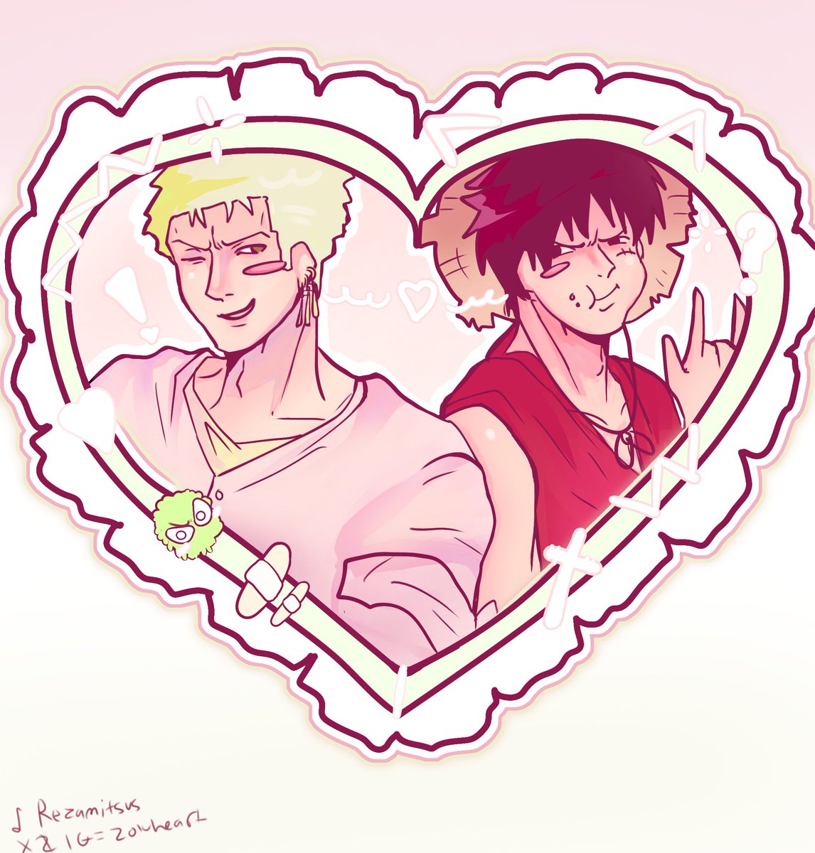 zoluheart's tweet photo. my first try at like shit. ok. I. ok. zolu. luzo. ok. I
🔖 ;  #zolu #luzo #👒⚔️  #zoro #luffy #onepiece #optwt #fanart https://t.co/nEvb7AxpuR