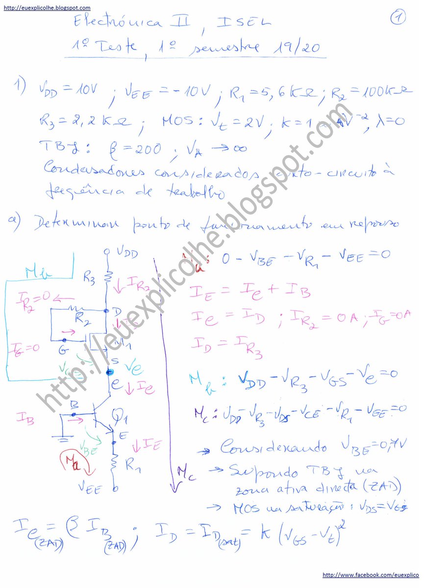 euexplicolhe's tweet photo. Eletrónica II, ISEL.
Problema 1 do Teste 1 do 1º semestre de 2019-2020.
https://t.co/4vZJR5I8C2

#euexplico.pt, #EuExplico®, #explicações, #explicacoesensinosuperior, 
Explicações de ensino superior online
Explicações de engenharia https://t.co/iypXQNCgr5