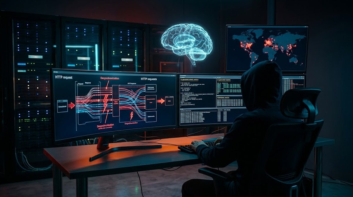 redsecuretech's tweet photo. HTTP Terminator desync research generated 30,000 attack vectors. New desync triggers and dangling-byte technique exposed banks and government sites.
For More: https://t.co/nUThjTSRIm
#HTTPTerminator #HTTPDesync #RQP #RequestSmuggling #AI #WebSecurity #InfoSec #TheHackerNews https://t.co/rdXqXTbB2u