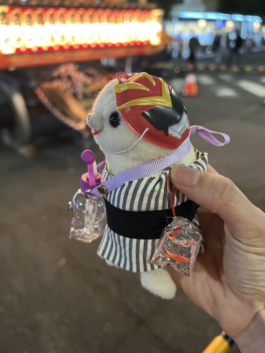 az_numi's tweet photo. 初めての夏祭り楽しかった？ https://t.co/HONm4Twnl5