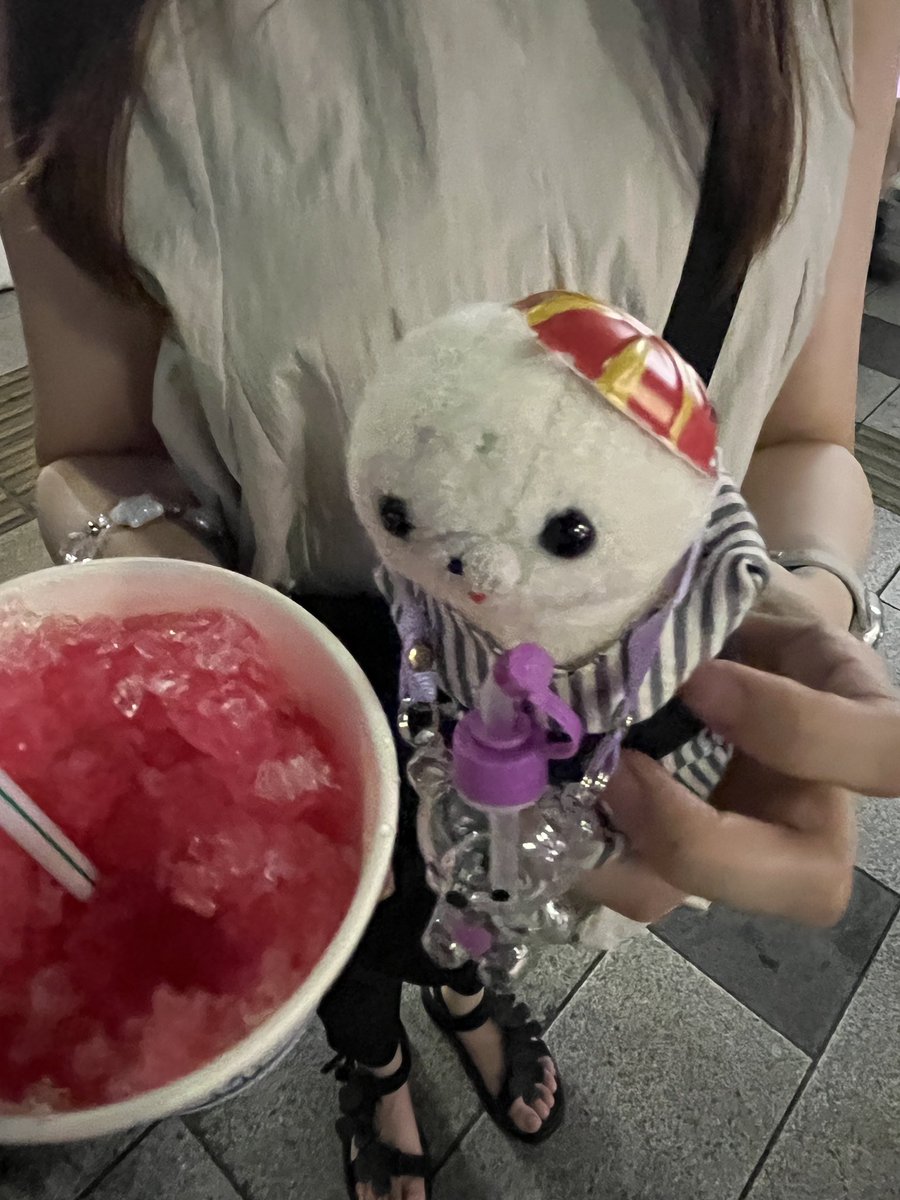 az_numi's tweet photo. 初めての夏祭り楽しかった？ https://t.co/HONm4Twnl5