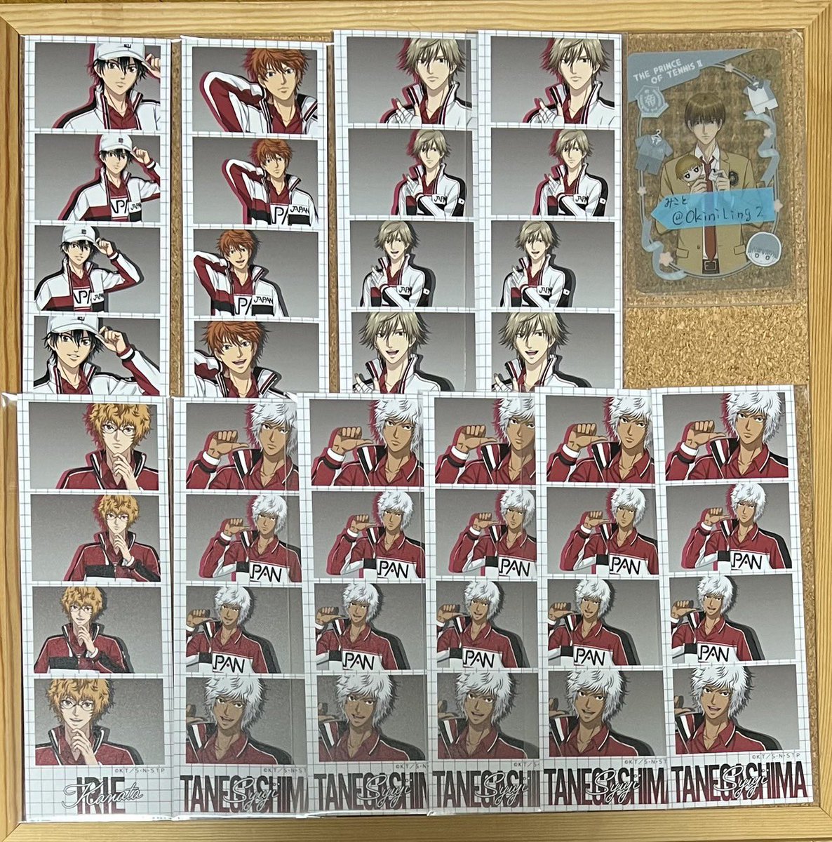 OkiniLing2's tweet photo. 【交換】テニプリ テニスの王子様 ザッキャラ ピーパルコ 

譲)フォトグレイ
リョーマ 千石 白石2 入江 種ヶ島5

缶バッジ
入江3 種ヶ島 千石 リョーマ

コレクションカード
リョーマ2 白石2 入江4 千石 種ヶ島

求)跡部 不二

定価+送料
(お譲りの場合纏めてだと有難いです)
(交換優先)

郵送にて https://t.co/1gi6q9XTXH