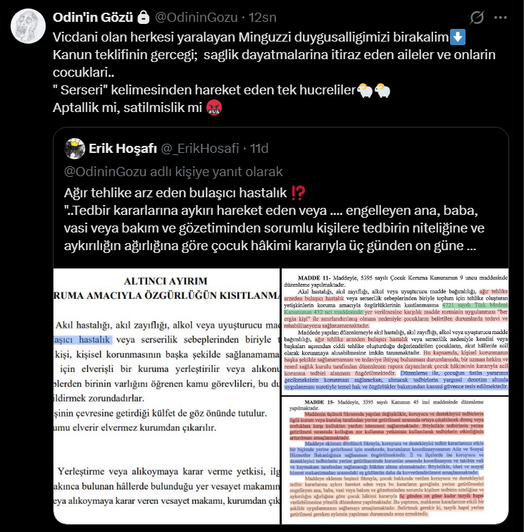 _ErikHosafi's tweet photo. Plandemide sağlığına özgürlüğüne, Rezerv Alanlarla Mülkiyet hakkına, Dijital parayla özgürlüğüne, Hayvanları Koruma Kanunuyla sahipli evcil hayvanlarınıza, Çocuk Koruma Kanun teklifiyle ⁉️⬇️
https://t.co/oW4YIkCRpQ https://t.co/K5PUQA5hwa