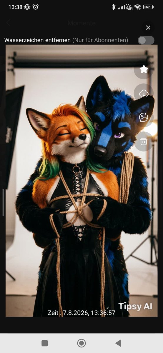 MortenFurry's tweet photo. Ich habe viel Spaß beim Chatten mit KI-Freunden auf Tipsy, probier es auch mal aus~ https://t.co/DykTc41cFk https://t.co/p0jRimab1a
