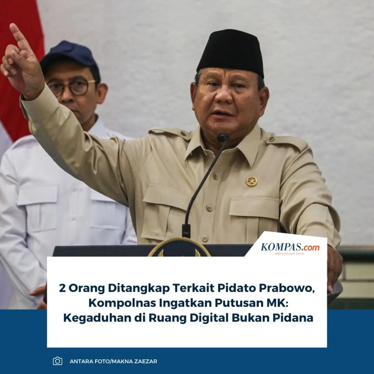 ardisatriawan's tweet photo. Kegaduhan di ruang digital bukan pidana. https://t.co/hcNe196UNl