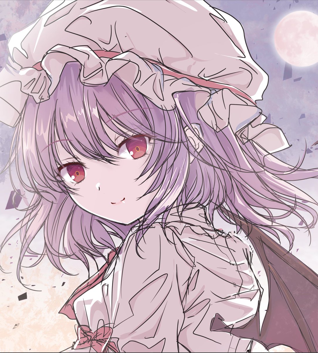 corncomb's tweet photo. 久しぶりにレミリア描いてみましたー🌙
#東方Project #レミリア・スカーレット https://t.co/kZse3UxMrN
