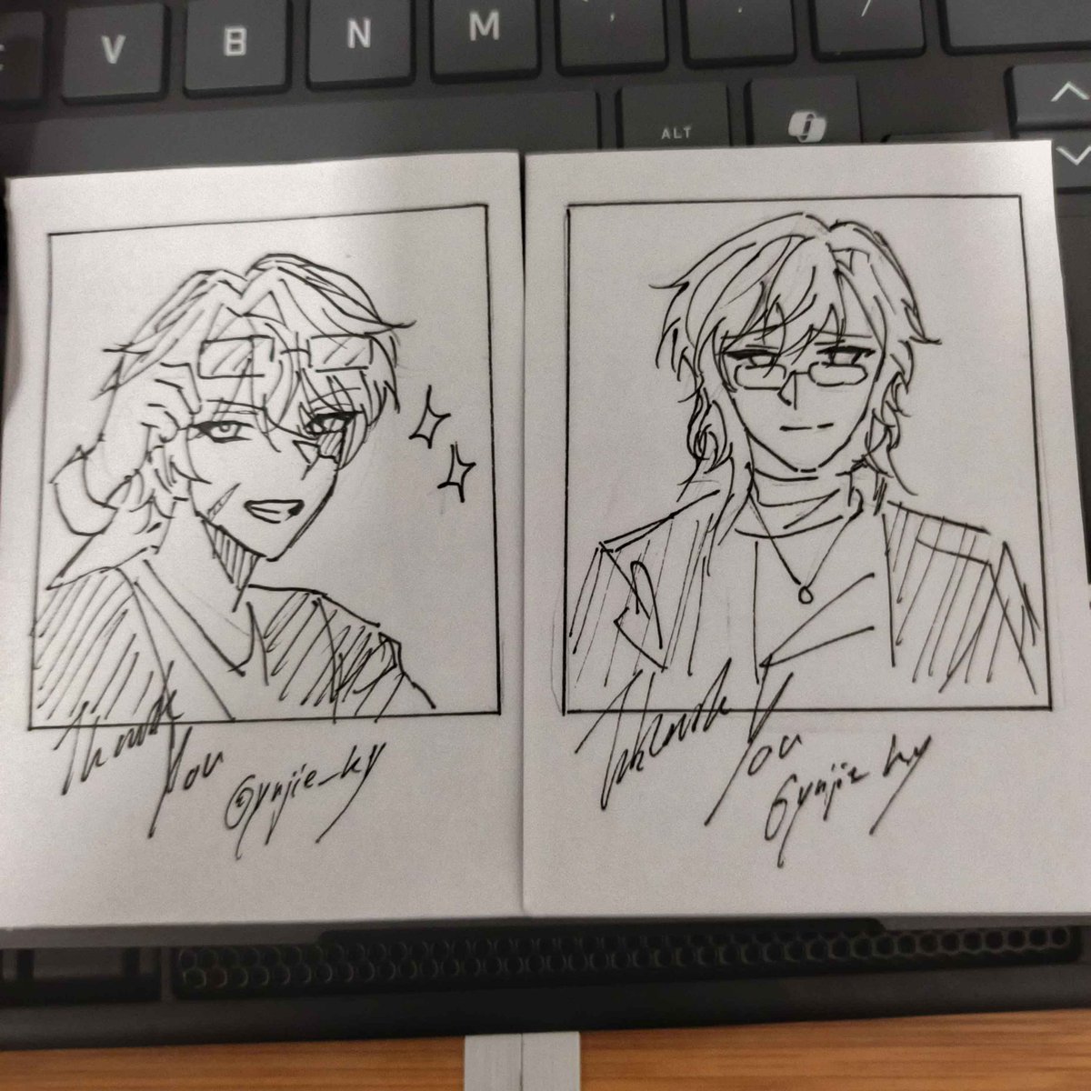 stxticrain's tweet photo. forgot to mention i had these two live commissioned at the boothing event.... the siblings. hi operators demo community https://t.co/p3m6KyXbcR