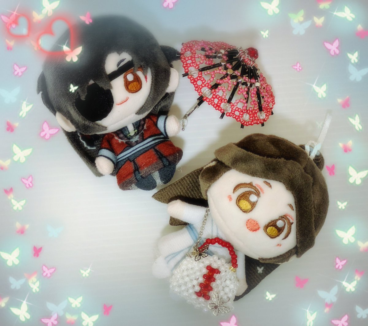 Tree_mi078's tweet photo. 指人形花怜ちゃんと☂️と👜 https://t.co/6j1Mm9Z2jk