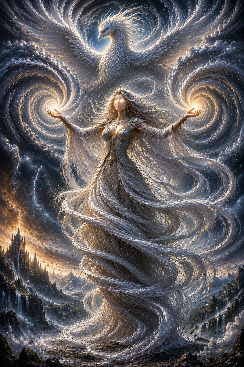 LUMINOVA1111's tweet photo. @DiscovererOfArt @WarriorQueens_ Guardian of the Winds 🌪️✨
She stands at the heart of every storm, guiding the winds between chaos and calm.
https://t.co/xc8Opltpbn⁠�
#NFTArt #DigitalArt #OpenSea #PolygonNFT #LUMINOVA https://t.co/jgDai09OQa