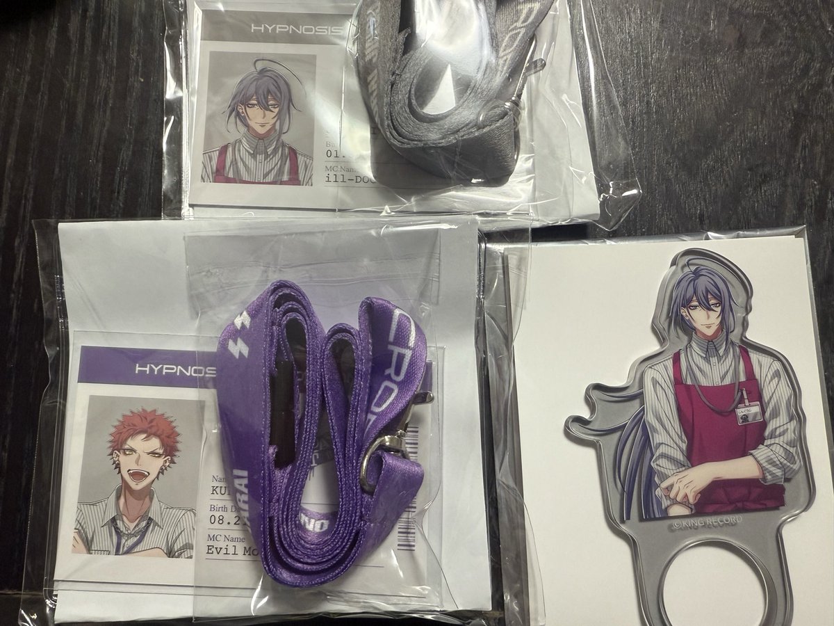 daisy0109_'s tweet photo. 【交換】ヒプノシスマイク　くじ
譲:B賞シンジュク、ナゴヤ
C賞寂雷
求:C賞躑躅森、白膠木>D賞⑤
纏めて交換希望 https://t.co/gMTyHZcUOl