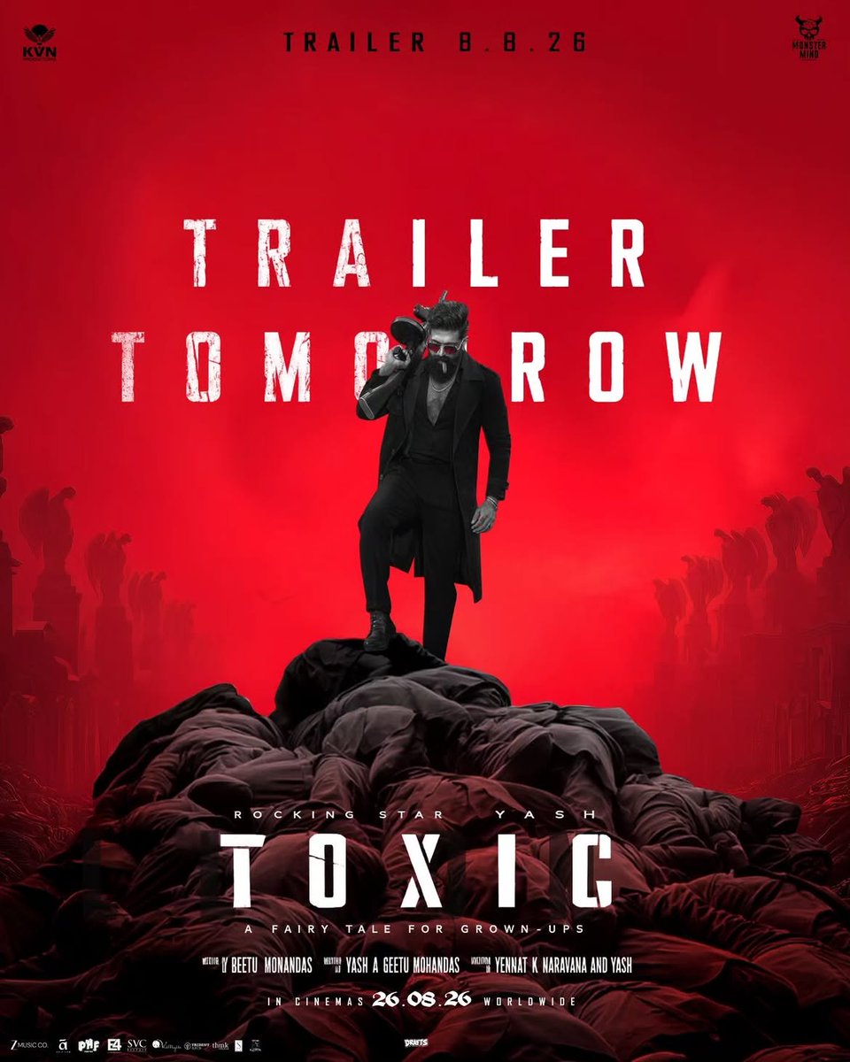 kunalreviewer's tweet photo. Every second brings us closer to a cinematic explosion
One sleep away from the trailer that changes everything 🔥
TOMMOROW 🌋🔥
#ToxicTrailer #Yash #Toxic #ToxicTheMovie #YashBOSS https://t.co/EUlrWq4Jbz