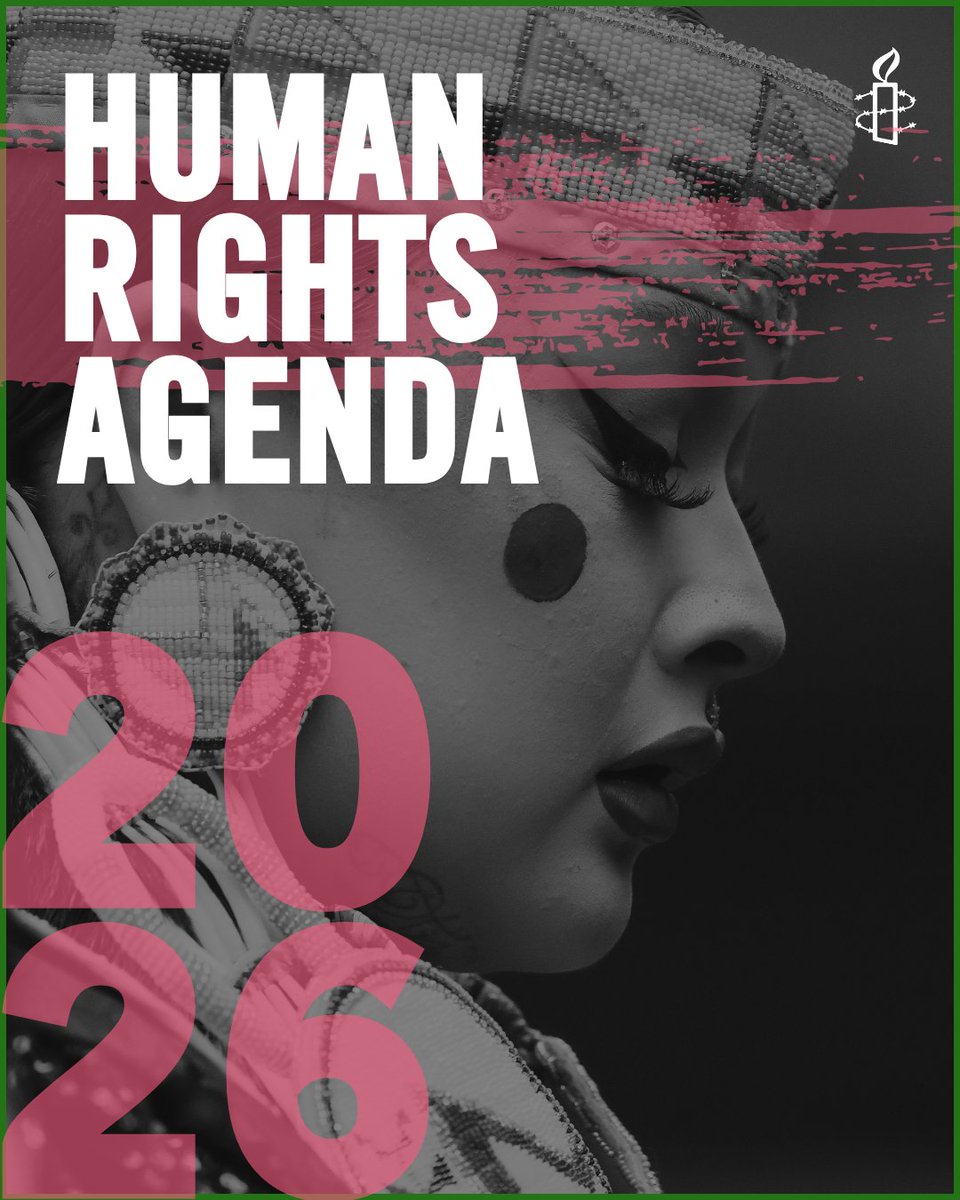 AmnestyNow's tweet photo. Read and share our review of Canada’s human rights record in 2025 and our calls to action. 

🌟 2026 must be a better year for human rights across Canada.

🔗The 2025/26 Human Rights Agenda:
https://t.co/3eFwmhxlvY https://t.co/FIQw7PDit1