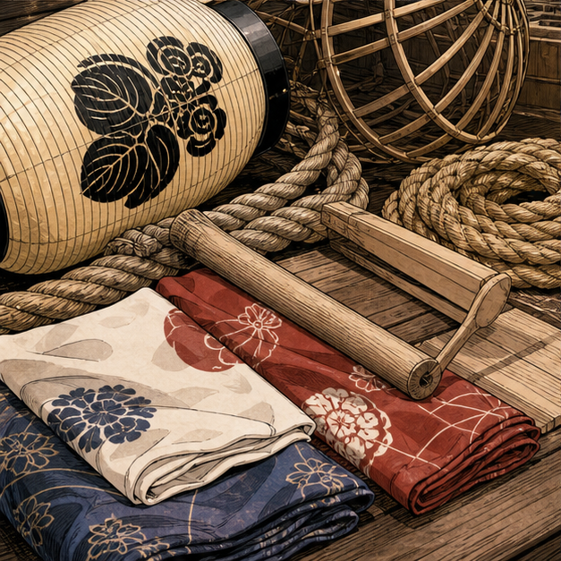 ManabiManga's tweet photo. If you stepped into a scene about festival preparation, what would you notice first?

1. a tool
2. a sound
3. clothing
4. a sign of work in progress

Small details are often the fastest doorway into old Japan. https://t.co/JqP1PzYuUb