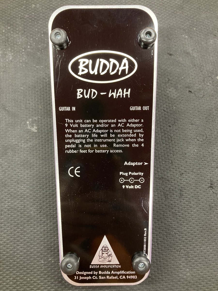 Budda Bud-Wah ブッダワウ ワウペダル ギター ベース エフェクター 王の洞窟 岐南本店 Music on X: 