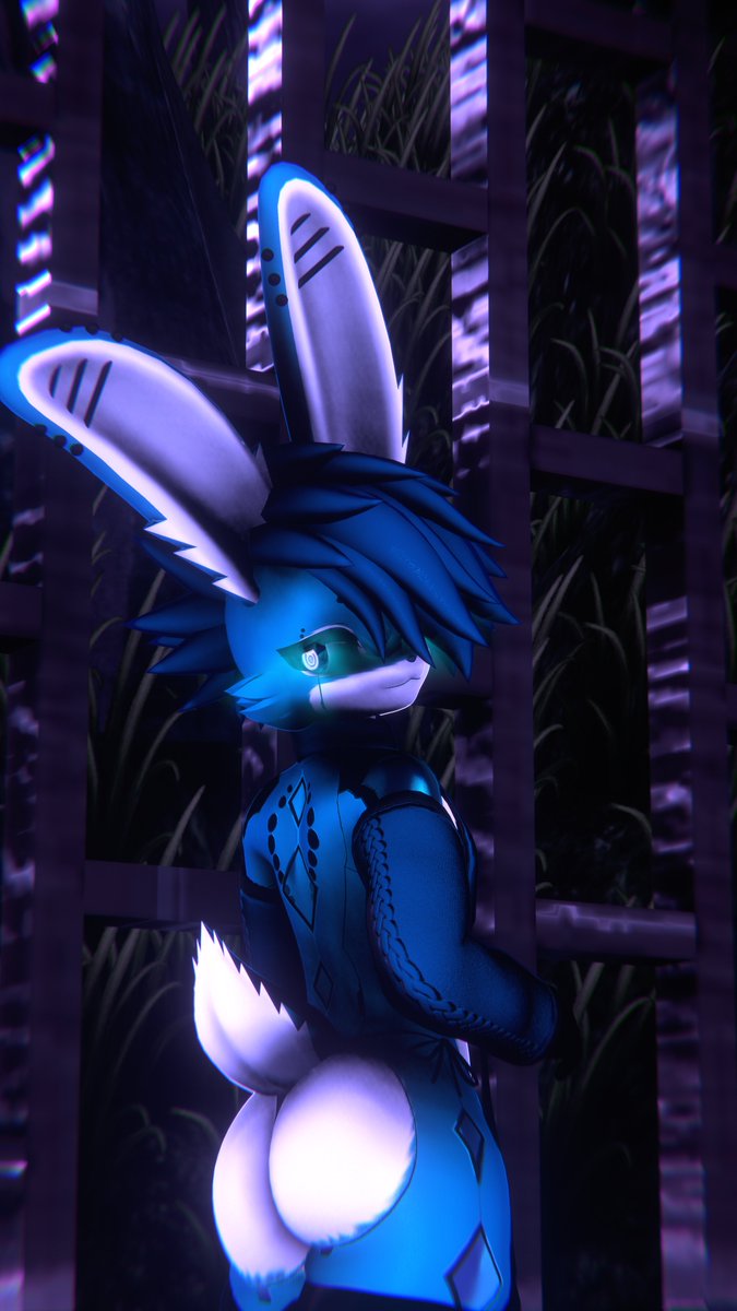 KnossesA's tweet photo. I see you back there... #VRChat #vrcphotography #diera #bunny https://t.co/gpiPbnwFqK