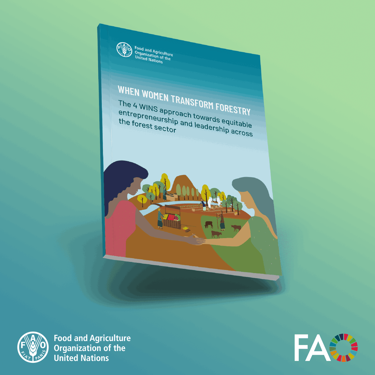 FAOForestry's tweet photo. 🌳 Read a new @FAO publication:

When women transform forestry: The 4WINS approach towards equitable entrepreneurship and leadership across the forest sector

👉https://t.co/bQjfLsv5m7 https://t.co/JE4EzOm5ap