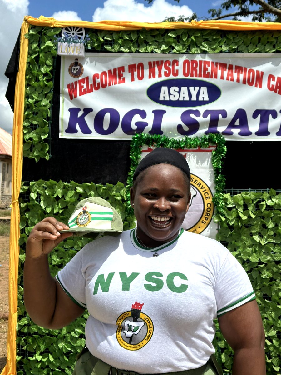 favvyfavour1's tweet photo. I'm now a Corper not PCM anymore
#kogicorper https://t.co/YZL8vRuZuH