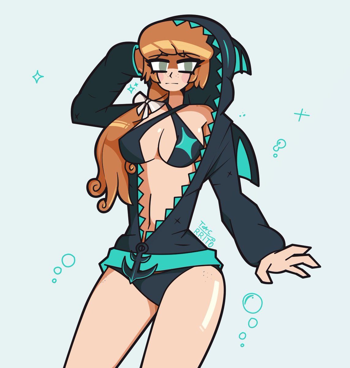 Tacrrito's tweet photo. Fishy from this trend. I don't think that she'd wear this outfit, nevertheless, I still find the design impressive
#LimbusCompany #LCB08 https://t.co/l2xj57P1HY