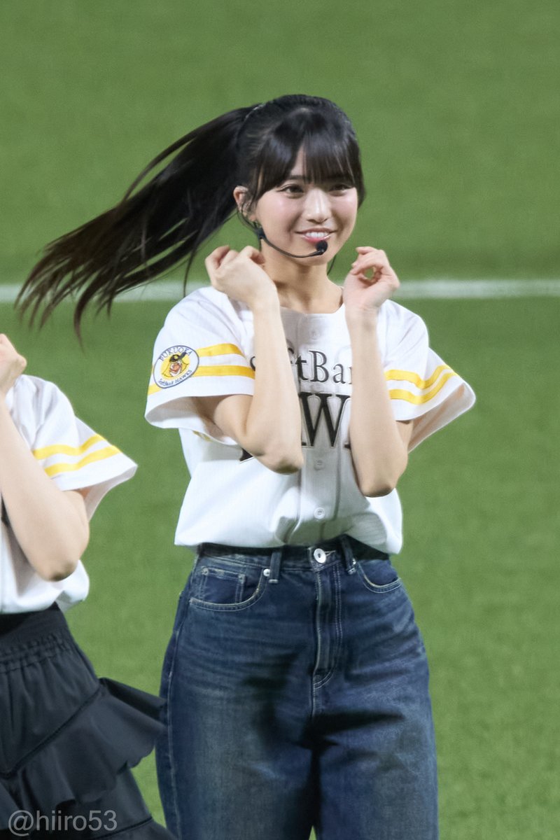 hiiro53's tweet photo. 2026.08.06　みずほPayPayドーム福岡  
乃木坂46　瀬戸口心月さん  
#乃木坂46 #乃木坂野球部 
#瀬戸口心月 #みずほPayPayドーム #sbhawks https://t.co/rNYSsi9WtJ