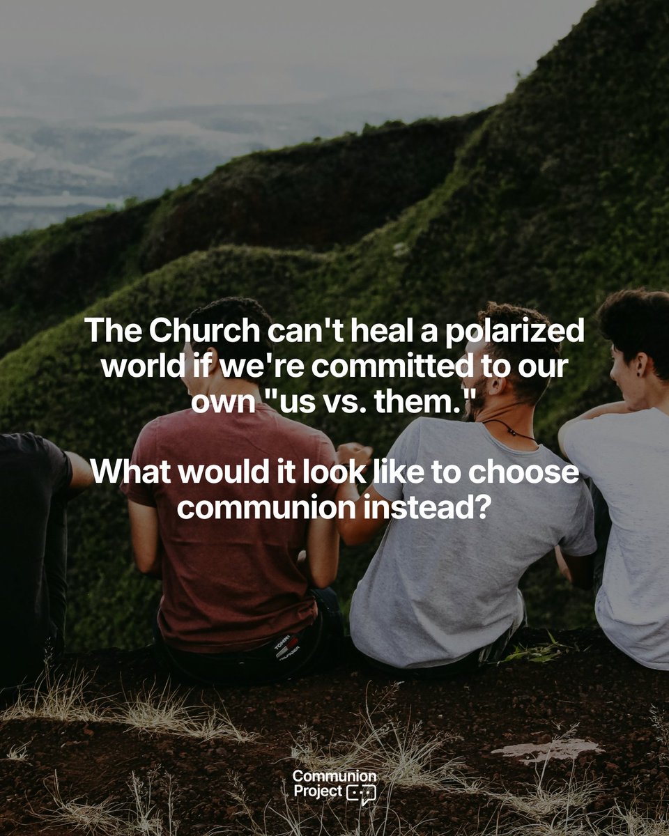 communionproj's tweet photo. "How is Christ calling me to heal relationship or reach out to someone I disagree with?"
Watch Journeying in Faith Amid Polarization from the Communion Project over on https://t.co/LSq7ffFc0p
#CommunionProject #Resources https://t.co/WtrFwJCOBR