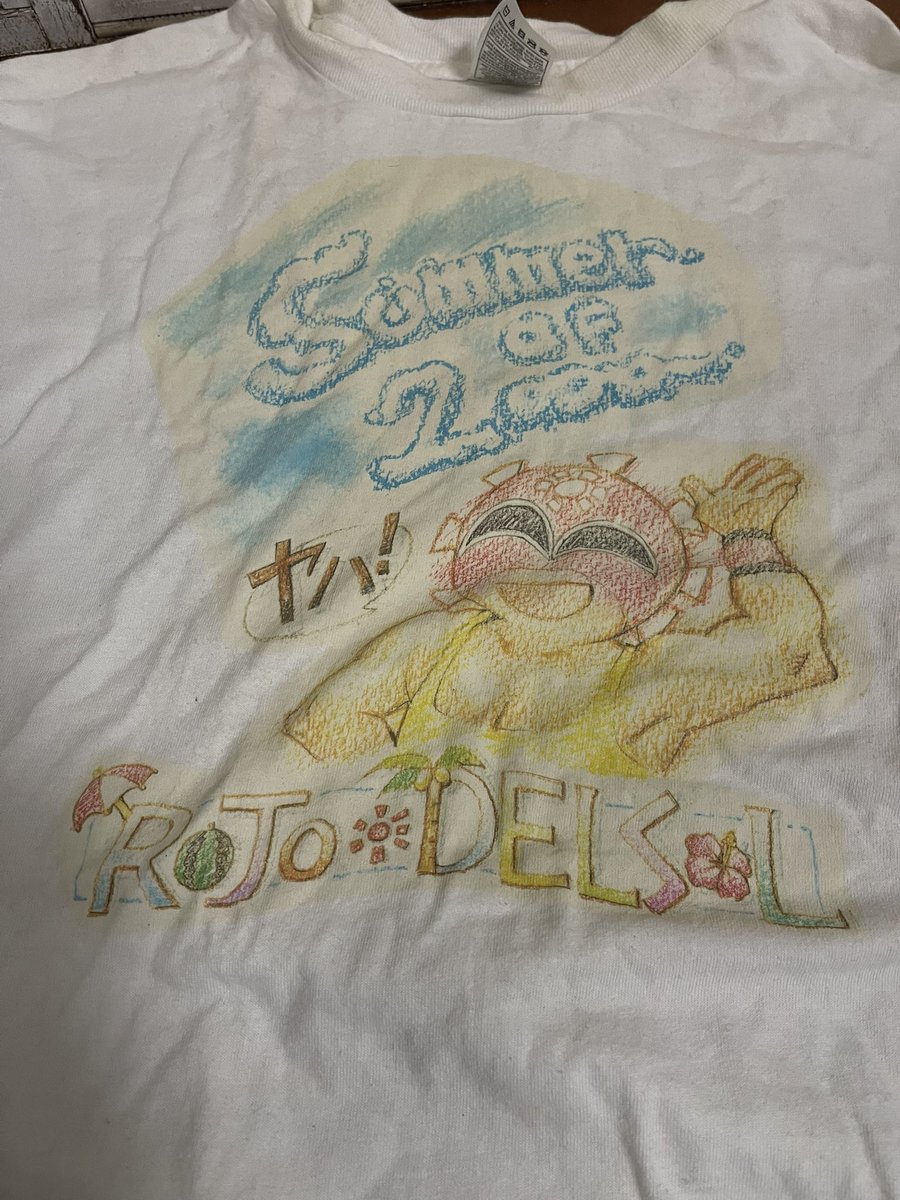 tkawa09's tweet photo. 暑いですね、こんな時はうちにあるロボデルソルのTシャツでもw https://t.co/ao0kgdBf9z