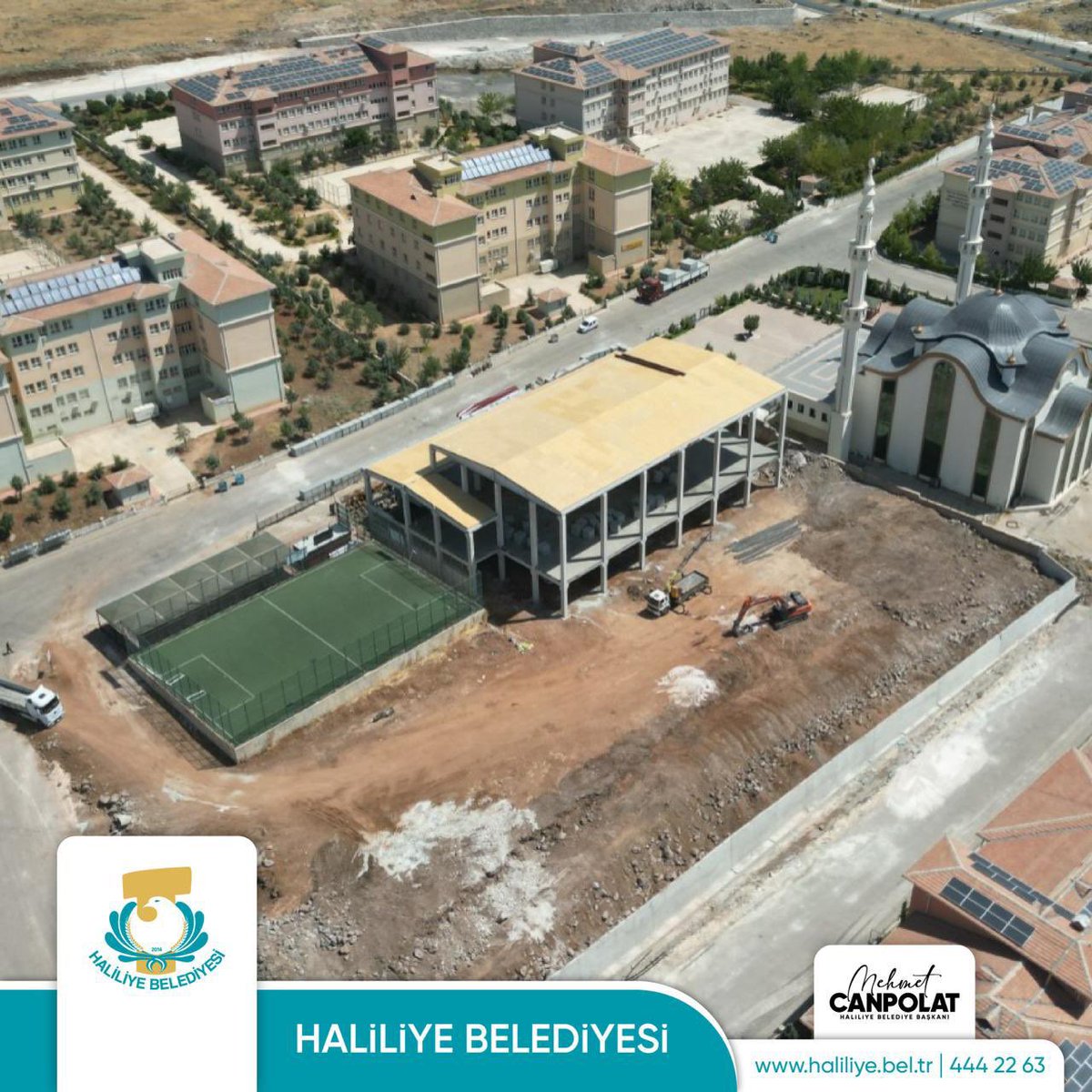 haliliye_bld's tweet photo. Spor yatırımlarımız yükselmeye devam ediyor. 🏗️

🏊‍♀️ Yarı Olimpik Kapalı Yüzme Havuzu
🏹 Açık Okçuluk ve Salon Sporları Merkezi 
🏟️ Amatör Spor Kulüpleri Kompleksi projelerimizde inşaat çalışmalarımız aralıksız sürüyor.

Haliliye’mize modern spor tesisleri kazandırmak için çalışmalarımıza devam ediyoruz. 💪