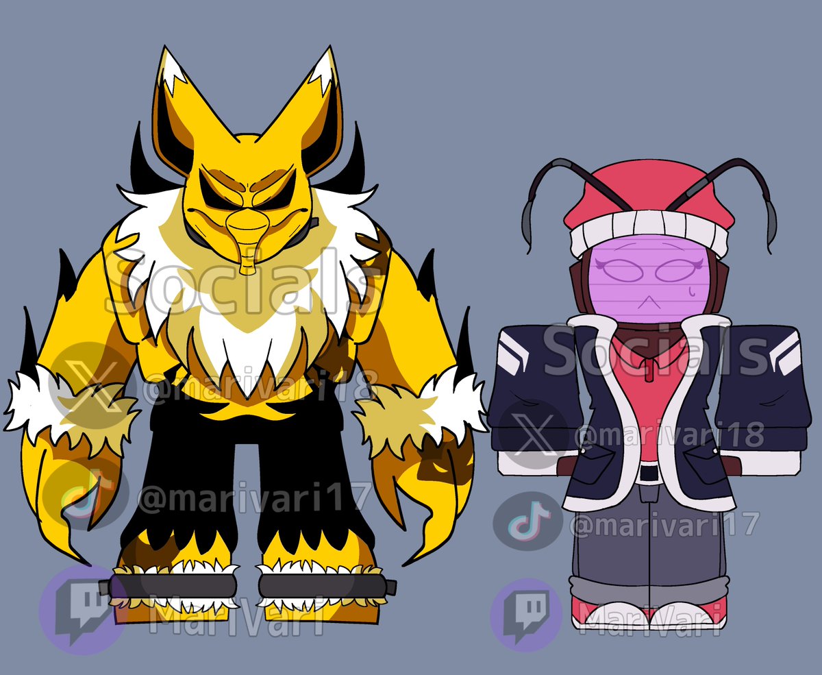 MariVari18's tweet photo. Small rework on the #Veeronica skin concept I made
I kinda wanted to work on her design a little so have this πΊπΉ she's so silly I love her π
#forsaken #roblox #Veeronica #art #forsakenart #forsakenveeronica https://t.co/ZaMgsNFdu9