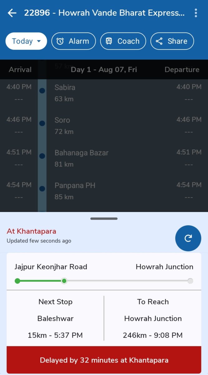 DeepChowdhury14's tweet photo. @AshwiniVaishnaw @RailMinIndia @serailwaykol so you people can't ever run even India's premiun train on time..
Shame shame
@narendramodi remove this idiot railway minister immediate https://t.co/4kCSjo21Ea