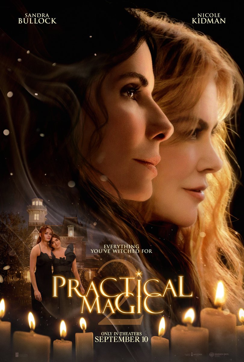 karitoph's tweet photo. Revelado el nuevo póster para ‘PRACTICAL MAGIC 2’ 

Protagonizada por Nicole Kidman, Sandra Bullock, Joey King, Xolo Maridueña, Dianne Wiest, Stockard Channing, Maisie Williams, y Lee Pace.

Estreno en cines el 10 de Septiembre. https://t.co/bQKcIR0aWu