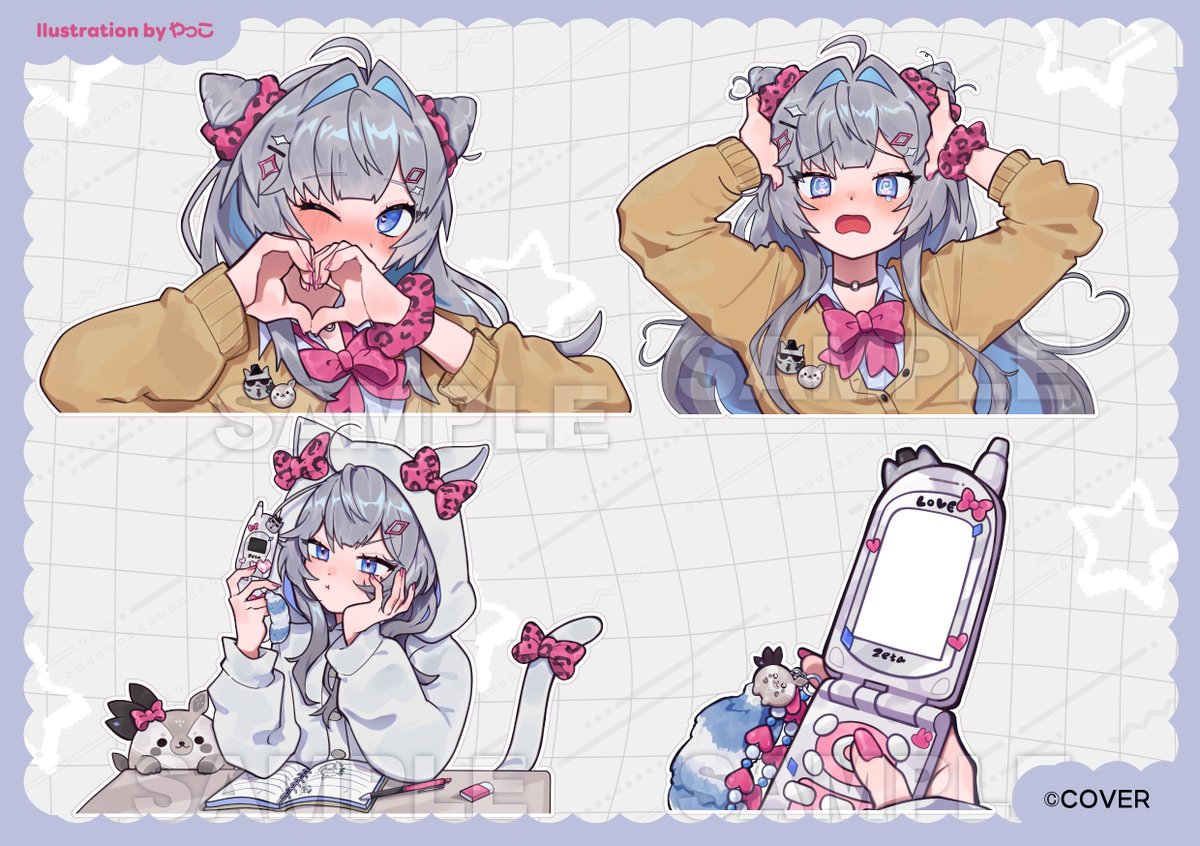 reizoukoyakko's tweet photo. ホロライブ ID所属 べスティア・ゼータさんの新曲『LOVE MISSION♡』MV内のイラスト7点を担当させていただきました！
MVも歌声もめちゃくちゃかわいいです！！！😍
よろしくお願い致します！📜
#VestiaZeta https://t.co/bVBzstdAyD
