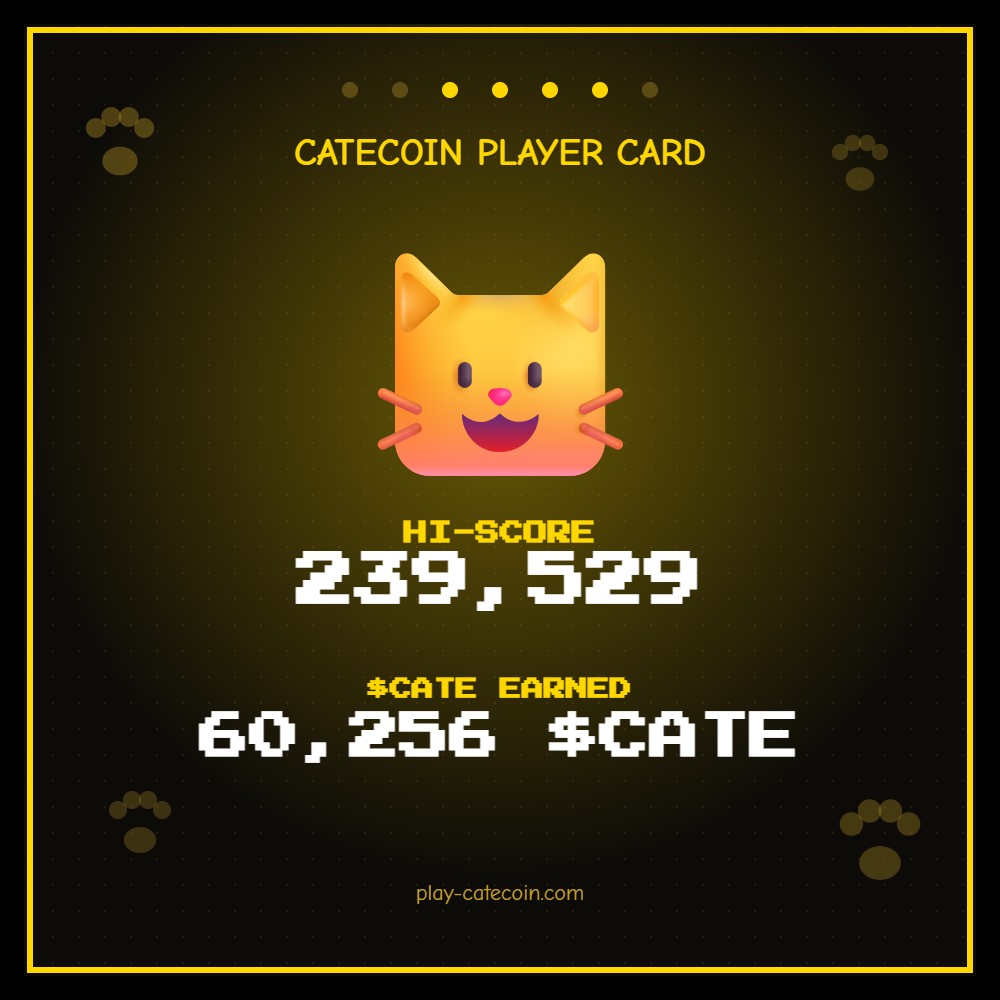 MarceauChenault's tweet photo. yooo u still haven't played Catecoin?? 👀 look what I just pulled off XD
come earn some $CATE with me → https://t.co/QldqsQu6Sb

bet u 1 SOL you can't beat my score 😤🐾‍⁠‍​‌⁠⁠‍ https://t.co/tSnJrKOIZi