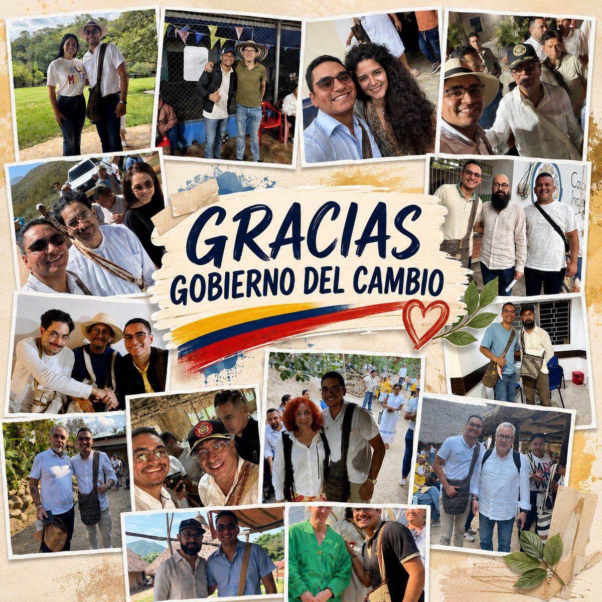 Ing_danielarias's tweet photo. Gracias al presidente Gustavo Petro y a todo su equipo por abrir espacios de diálogo, participación y construcción desde las regiones. Me quedo con la experiencia, los conocidos en el camino y la convicción de que transformar Colombia también se hace caminando sus territorios. 🇨🇴 https://t.co/XrLt6dj96e