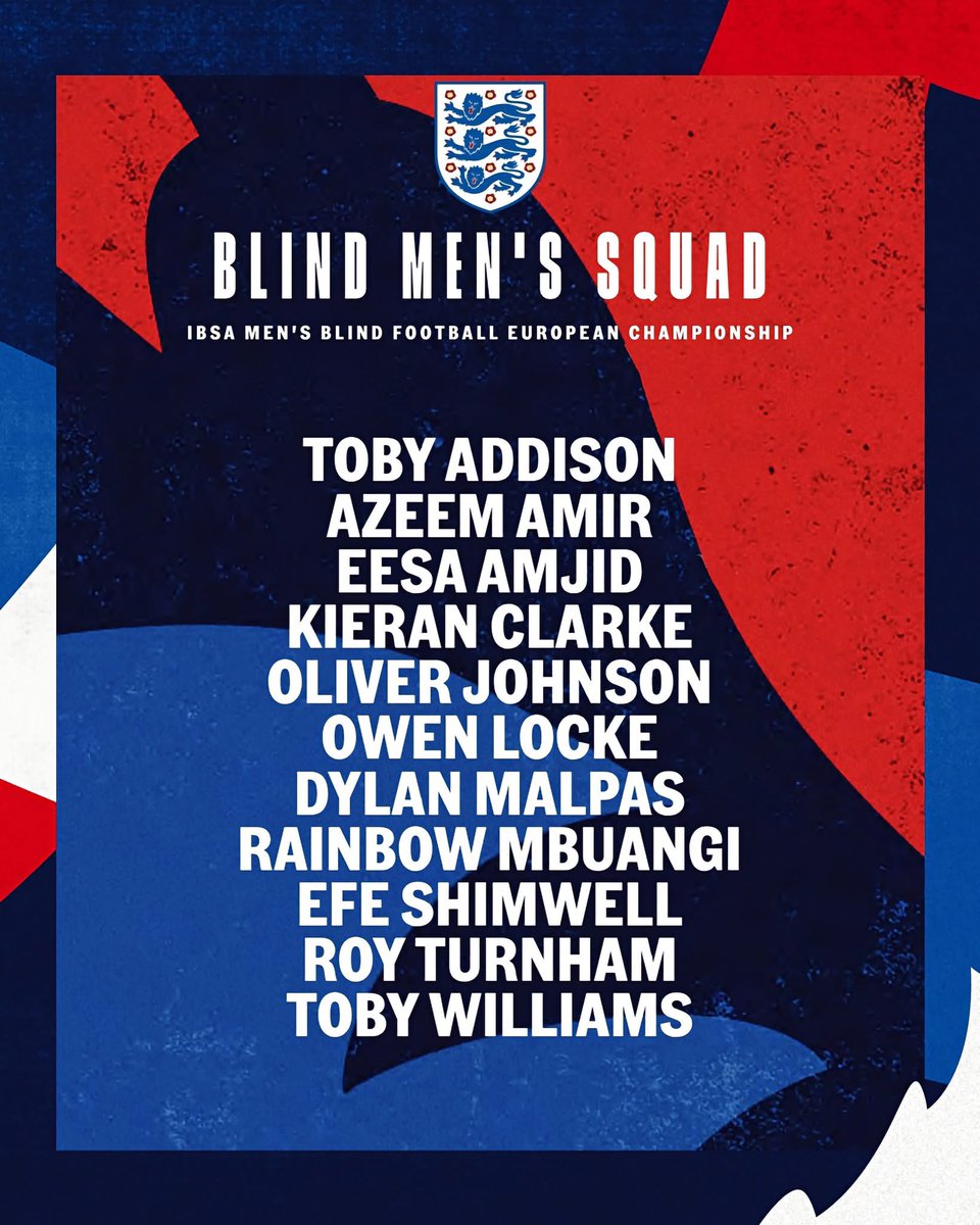FootballBlind's tweet photo. Proud to represent England for my third euros, it has been a hard year but prepared to play my best and bring home the trophy @EnglandFootball  @nikefootball  @EE https://t.co/UPSQmc9xz0