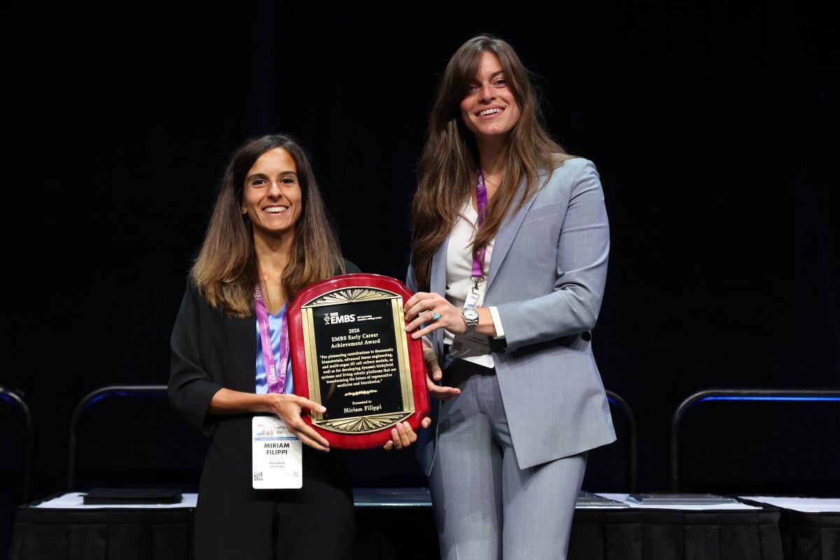 IEEEembs's tweet photo. Congratulations to our 2026 EMBS Society Award recipients! π
Academic Career Achievement Award: Andrew Laine
Distinguished Service Award: Michael Chee-Kuan Khoo
Early Career Achievement Award: Miriam Filippi
Technical Achievement Award: Lena Maier-Hein
#IEEE #EMBS #EMBC2026 https://t.co/rPA7AHyCSS