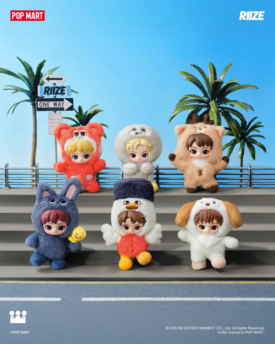 POPMARTGlobal's tweet photo. RIIZE brings the softest kind of sparkle. 

Your fluffy new besties are here to send a little heart-fluttering energy your way. 💓

𝐑𝐈𝐈𝐙𝐄 𝐅𝐥𝐮𝐟𝐟𝐲 𝐂𝐥𝐮𝐛 𝐒𝐞𝐫𝐢𝐞𝐬 𝐕𝐢𝐧𝐲𝐥 𝐏𝐥𝐮𝐬𝐡 𝐃𝐨𝐥𝐥 𝐏𝐞𝐧𝐝𝐚𝐧𝐭
𝐑𝐈𝐈𝐙𝐄 𝐅𝐥𝐮𝐟𝐟𝐲 𝐂𝐥𝐮𝐛 𝐒𝐞𝐫𝐢𝐞𝐬 𝐌𝐢𝐧𝐢 𝐏𝐨𝐮𝐜𝐡 𝐊𝐞𝐲𝐜𝐡𝐚𝐢𝐧
𝐑𝐈𝐈𝐙𝐄 𝐅𝐥𝐮𝐟𝐟𝐲 𝐂𝐥𝐮𝐛 𝐒𝐞𝐫𝐢𝐞𝐬 𝐂𝐚𝐫𝐝 𝐇𝐨𝐥𝐝𝐞𝐫
𝐑𝐞𝐥𝐞𝐚𝐬𝐞 𝐝𝐚𝐭𝐞: 𝐀𝐮𝐠.𝟏𝟒𝐭𝐡.𝟐𝟎𝟐𝟔

To determine the local release time, please refer to the local POP MART account or channel in each respective country or region.

#POPMART #RIIZE #POPMARTxRIIZE #fluffyclub #plush