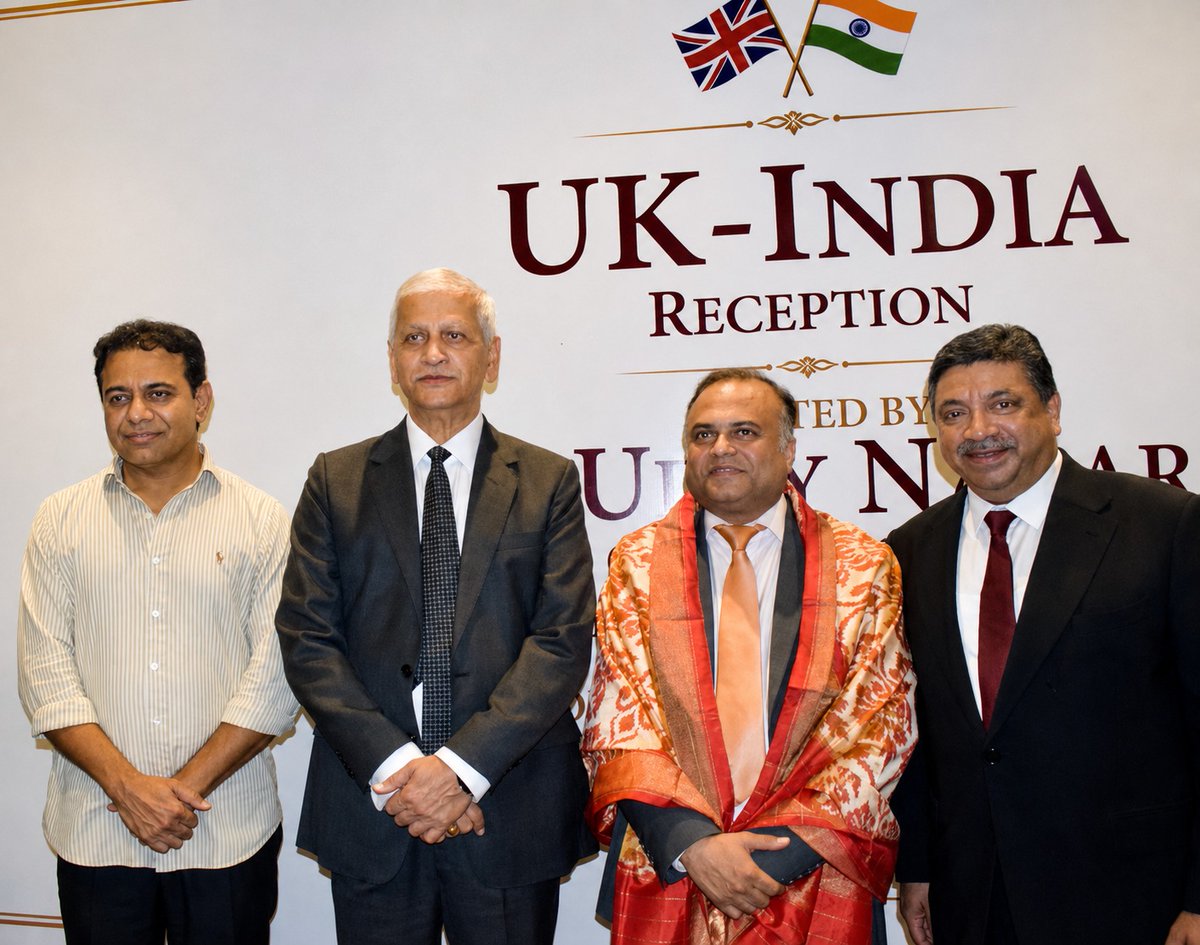 ptrmadurai's tweet photo. Delighted to attend the UK–India Reception hosted by Lord @uday_nagaraju of Bloomsbury on his appointment to the @UKHouseofLords.

Congratulations to Lord Nagaraju on this well-deserved honour. His appointment is a matter of pride for the Indian diaspora, and I wish him every success in further strengthening the longstanding partnership between India and the United Kingdom.

Though Uday had already hosted me and my son at the House of Lords earlier in the month, I was happy to attend his reception in Delhi late July as it provided an opportunity to meet with friends like former CJI U. U. Lalit (we spoke at a series of lectures together in New York and Harvard in 2025), and the dynamic @KTRBRS who graciously joined us for a repeat picture.