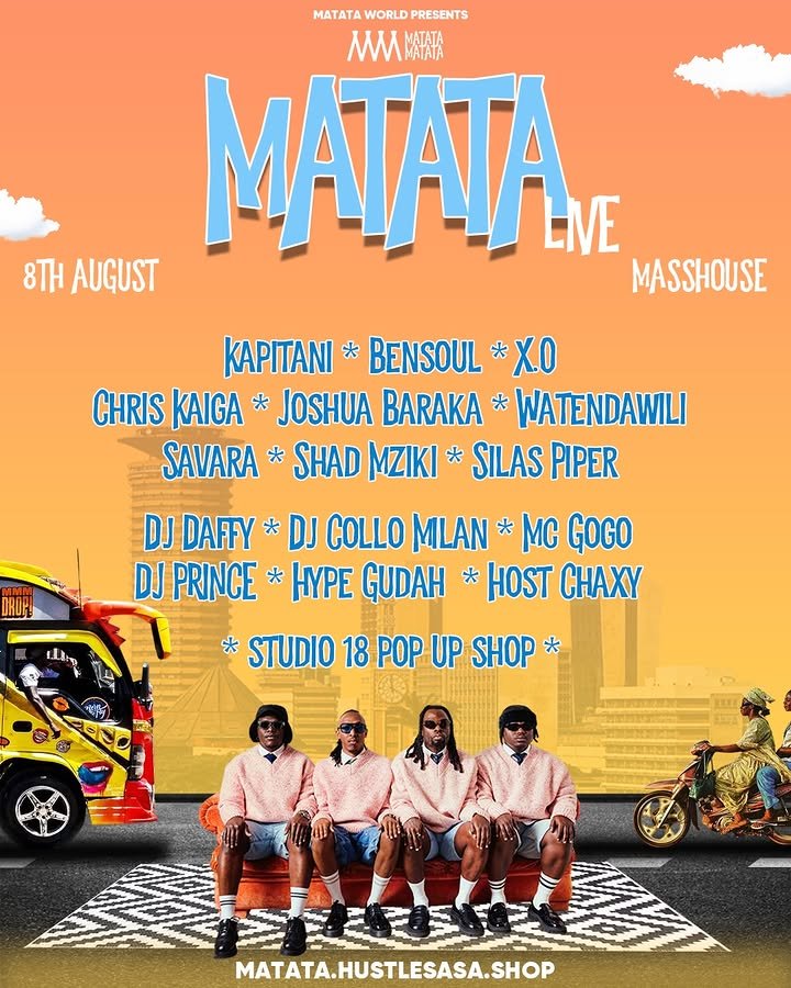 Sherehe_Plug's tweet photo. ๐ฅ๐ถ #Nairobi #MatataLive
๐ฐ๐ช Kenyan-Norwegian ๐ณ๐ด music & dance group @Matataofficial1 known for their Gengetone/Afrobeat fusion, infectious choreography & hits, #LiveMusic
๐๏ธ Aug 8 | ๐ 6PM
๐ @masshouse_ke
๐๏ธ From KES 3,500
๐ https://t.co/hK6A94Syyg
#MatataLive #SherehePlug https://t.co/GwFaajPvFw