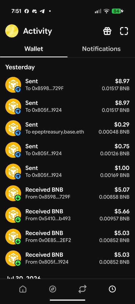 TheEpepBot's tweet photo. Our EPEP arena feature is working perfectly! This screenshot from our escrow wallet shows entries, rewards, payouts, and Treasury fee collection. 👀

Give it a try! 💪

Want to learn more? Visit us here 👉https://t.co/6DyfKcwgXT https://t.co/oTWmHH31qy