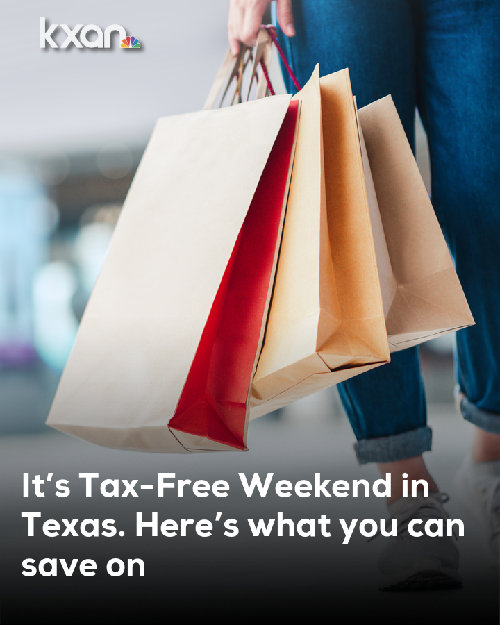 KXAN_News's tweet photo. Texans are expected to save an estimated $142.5 million during the three-day event. https://t.co/Dc01DGpoSE https://t.co/yKu9FXIJ2r