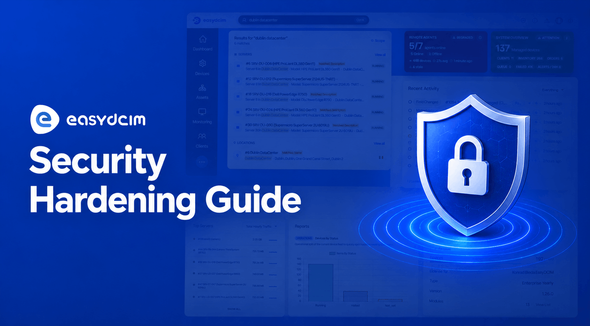 EasyDCIM's tweet photo. Stable infrastructure likes to trick you into believing that your old decisions are still perfectly reasonable. That alone makes them worth another look.

Our new EasyDCIM Security Hardening Guide shows what is worth reviewing and why: https://t.co/zNHt7N8qn6 https://t.co/JeueOyE0fh