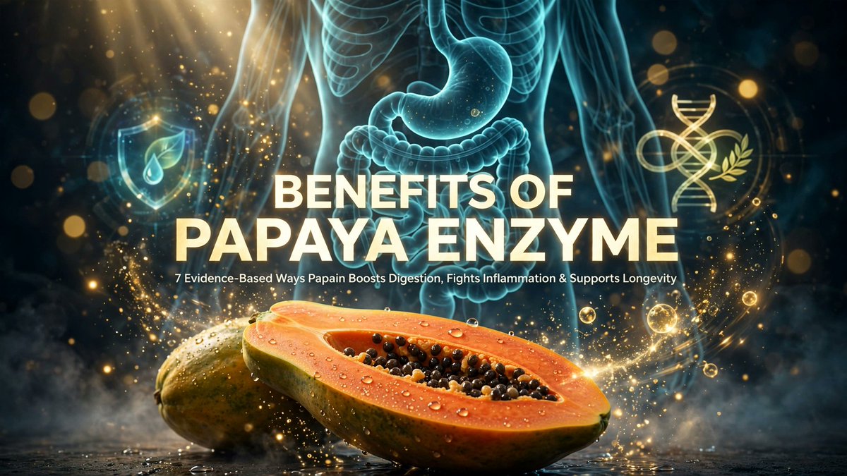 TokenATokenIA's tweet photo. Benefits of Papaya Enzyme: 7 Evidence-Based Ways Papain Boosts Digestion, Fights Inflammation, and Supports Longevity https://t.co/tVdqlo6tR8 https://t.co/v81ubzJNBQ