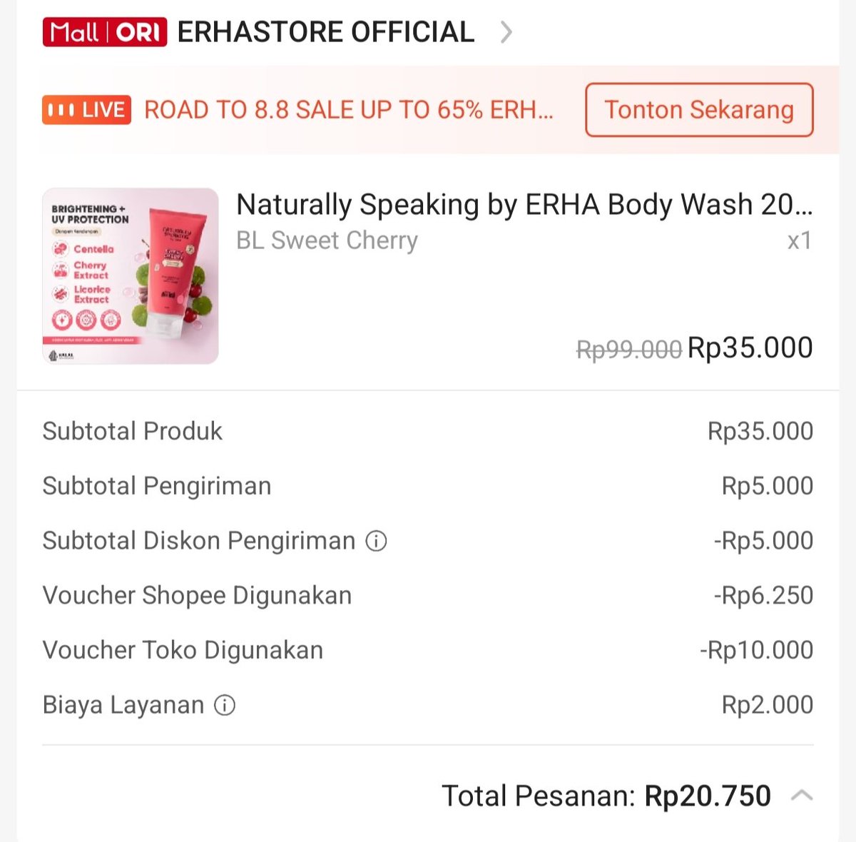 summeronfriday's tweet photo. @jjwamie body lotion erha wangi banget yang cherry trus lagi diskon harganya 20 ribuan dapet 100ml 😭😭
https://t.co/nHQ3cdbDi8 https://t.co/ccl21TaFf8