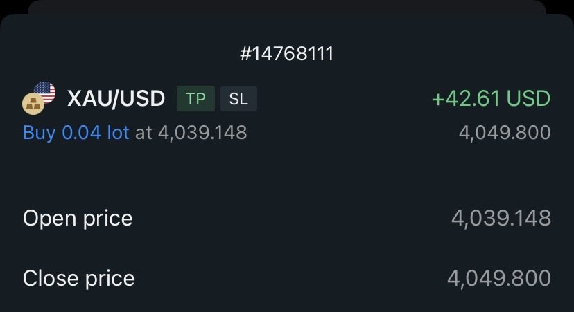 irsha___'s tweet photo. Breaking: 🚨

Made $84.4

Guess I can finally afford my latte this month. ☕

#XAU https://t.co/L7S0ZMBW0e