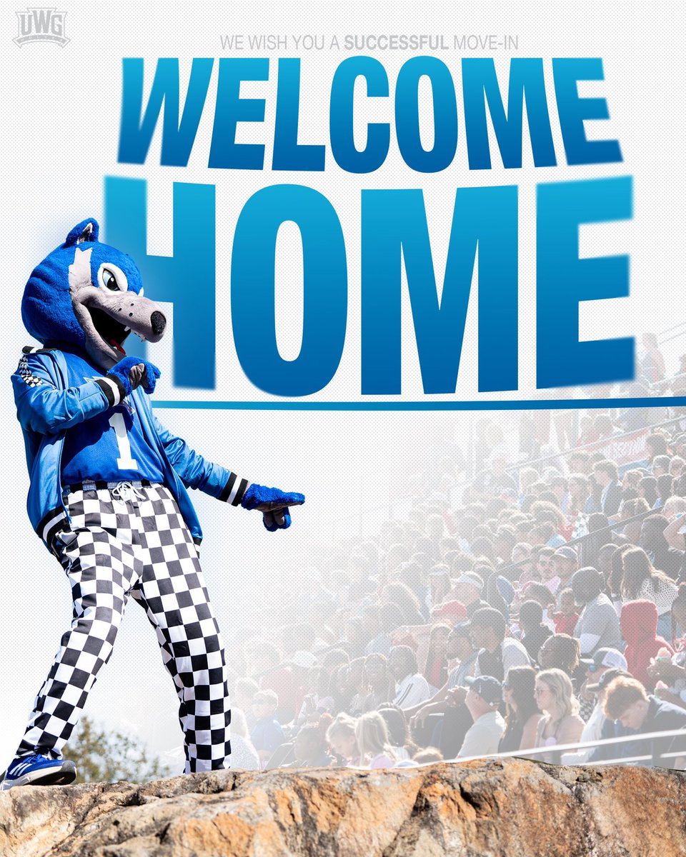 UWGAthletics's tweet photo. WELCOME BACK TO CAMPUS WOLVES

We wish you a successful move-in and cannot wait to see you in the stands‼️

#BuiltForMore https://t.co/L2zaWCgYJz
