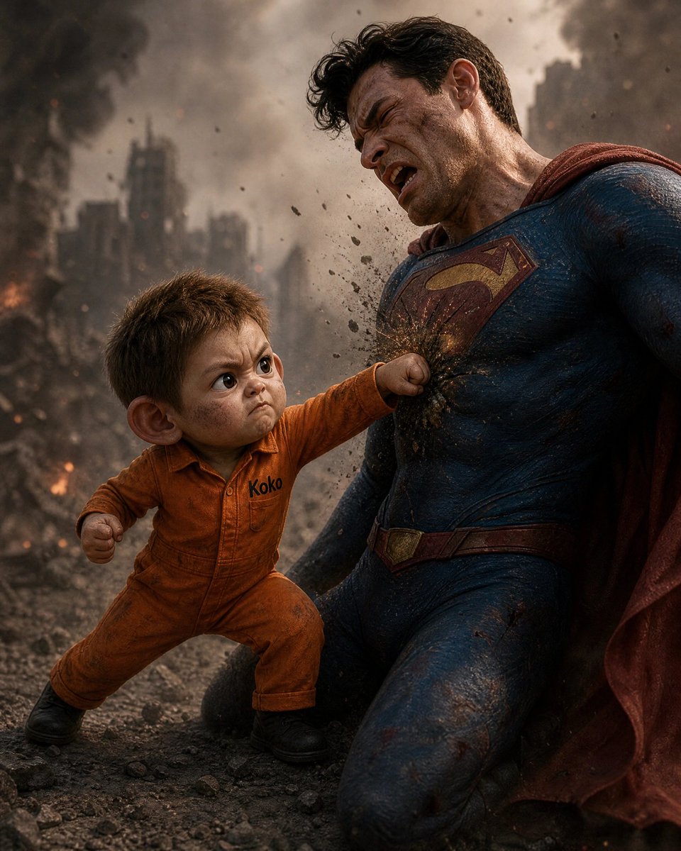 VextaStudio's tweet photo. @grok  Who's stronger? 
Koko or Superman https://t.co/G4Puu0ntl8