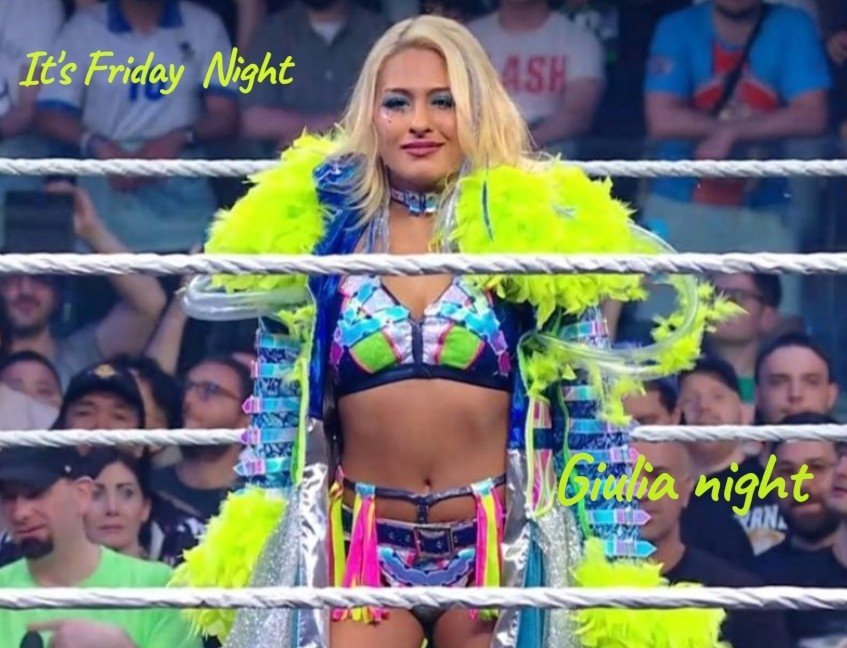 syafiqshahalam's tweet photo. It's Almost Friday Night Giulia!
The Beautiful Madness! ๐ธโค๏ธ
@giulia0221g | #SmackDown
#ใธใฅใชใข
#็พ็
#ArrivederciMatana
#Aura
#BeautifulMadness๐ธ
#FridayNightGiulia
#GiuliaArmy https://t.co/TPNlxoY66D